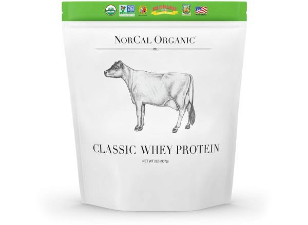 NorCal organic classic whey protein co<em></em>ncentrate no lecithin unsweetened unflavored