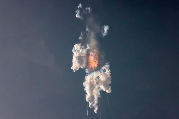 SpaceX Starship launches from Boca Chica near Brownsville